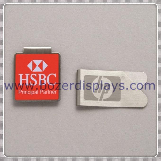 Silk Printing Metal Paper Clip/Good Quality Metal Clip