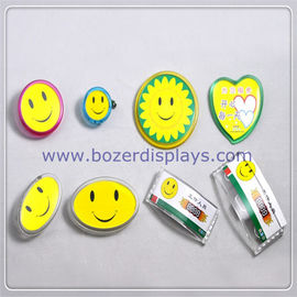 China Custom Design ID Badge Holder With Clip For Work Permit supplier