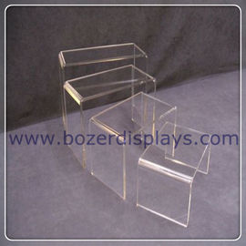 China Clear Acrylic Shoe Risers supplier