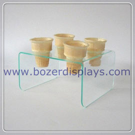 China Elegant Acrylic Display Stand For Ice Cream Cones supplier