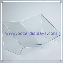 China Deluxe Acrylic Open Book Holder with Lip supplier