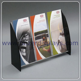 China 3 Pocket Plastic Brochure Display Holders factory