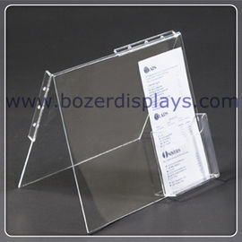 China High transparent Acrlic Portable Literature Display factory