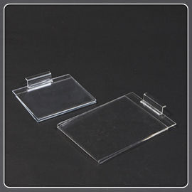China Acrylic Slatwall Shelf With Sign Holder, Shop fitting supplier