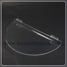 China Curved Acrylic Slatwall Shelf supplier