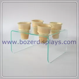 China Elegant Acrylic Display Stand For Ice Cream Cones supplier