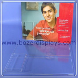 China Acrylic Wallmount Sign Holder with Brochure Pocket supplier