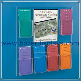 China China Wholesale Wall Mount Brochure Rack With Multi-Pockets supplier