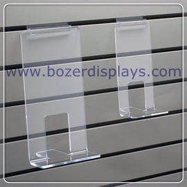 China Clear Acrylic Face Out Book Shelf for Slatwall supplier