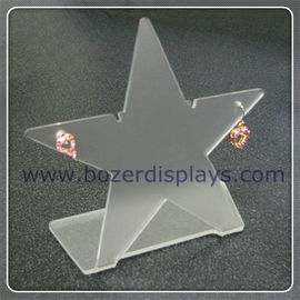 China Clear Star Shaped Acrylic Earring Holders supplier