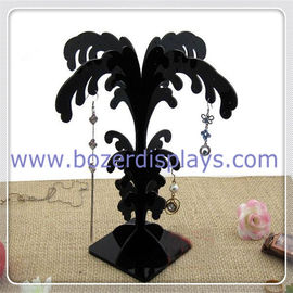 China Black Acrylic Earring Stand Tree Display Stand Earring Tree Jewelry Display Stands supplier