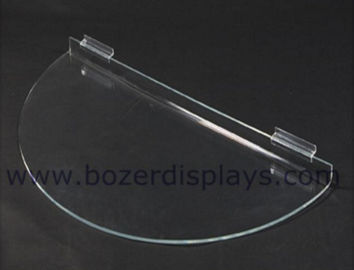 China Curved Acrylic Slatwall Shelf supplier